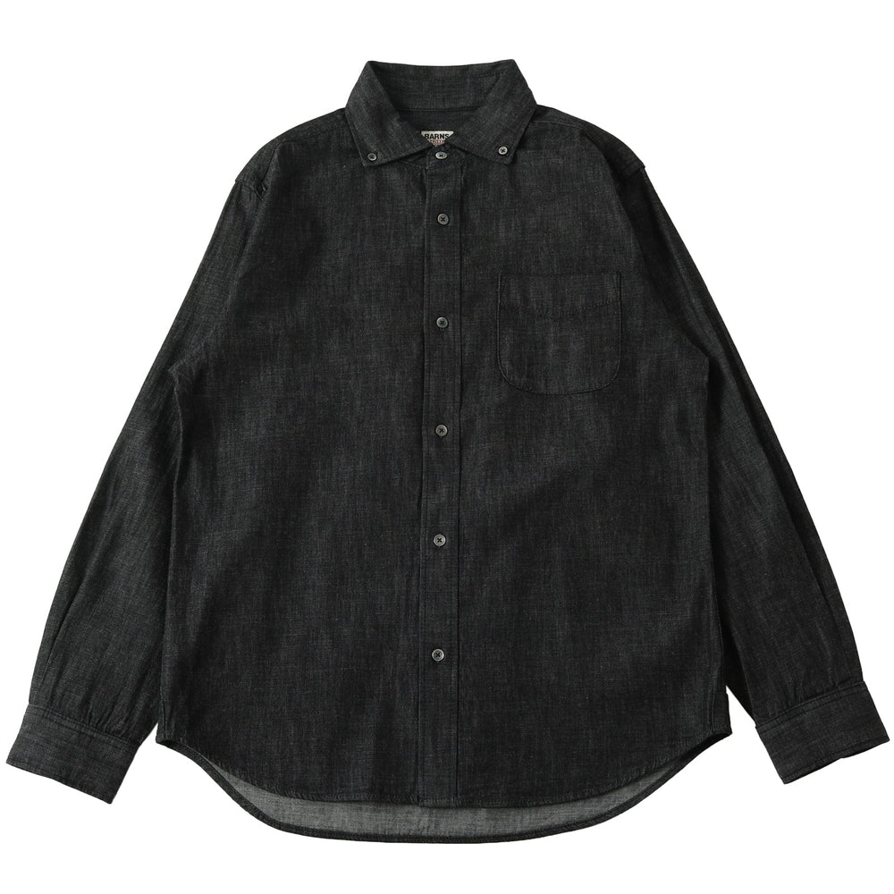 
                  
                    Load image into gallery viewer 8oz Denim Wide Spread Collar B.D. L/S Shirt BR-25338
                  
                