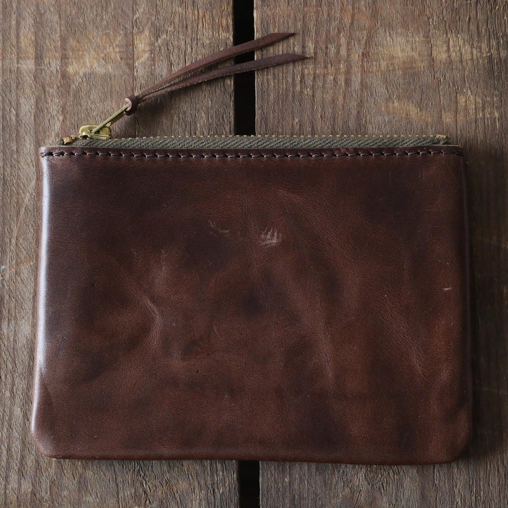
                  
                    Load image into gallery viewer Horween Chromexcel Leather Porch Wallet【Button Works】BW-0177
                  
                