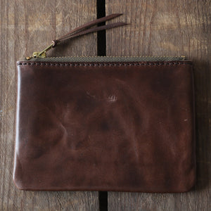 
                  
                    Load image into gallery viewer Horween Chromexcel Leather Porch Wallet【Button Works】BW-0177
                  
                