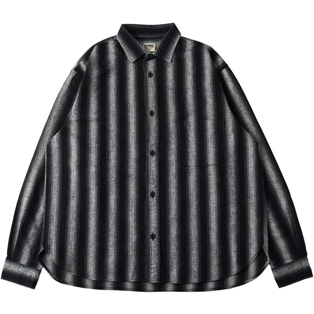 
                  
                    Load image into gallery viewer Shaggy Stripe L/S Shirt BR-25325
                  
                