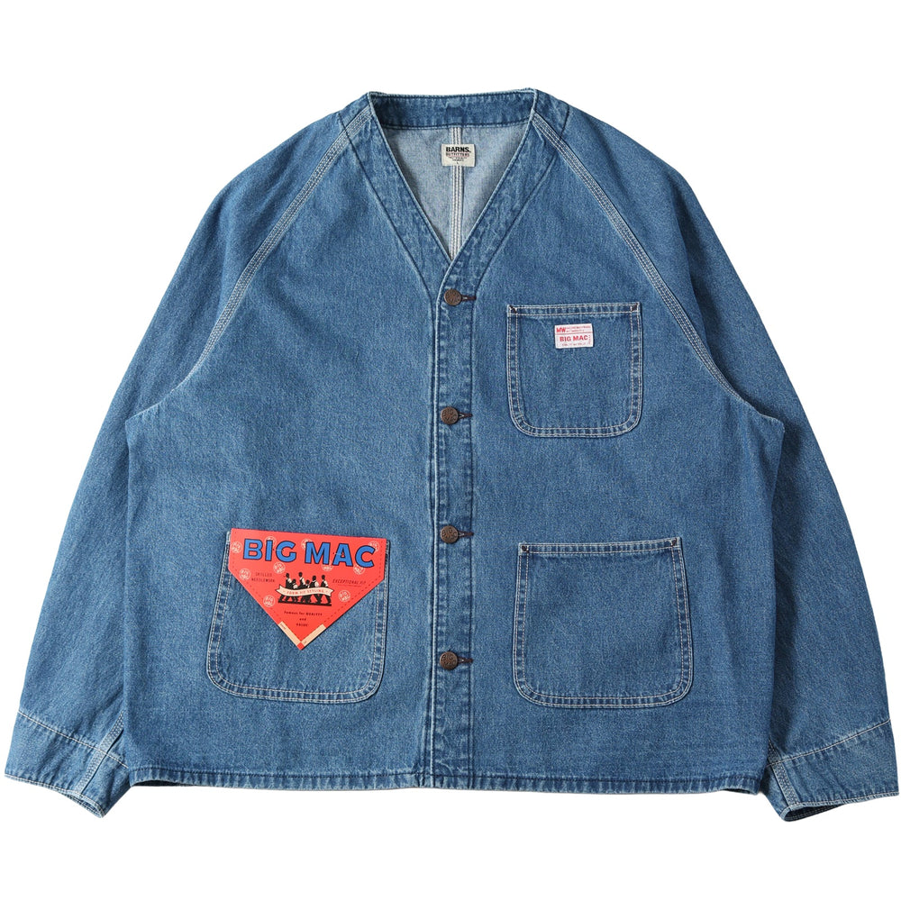 
                  
                    Load image into gallery viewer BARNS OUTFITTERS × BIGMAC Denim Engineer Jacket【Collaboration】BR-25370
                  
                