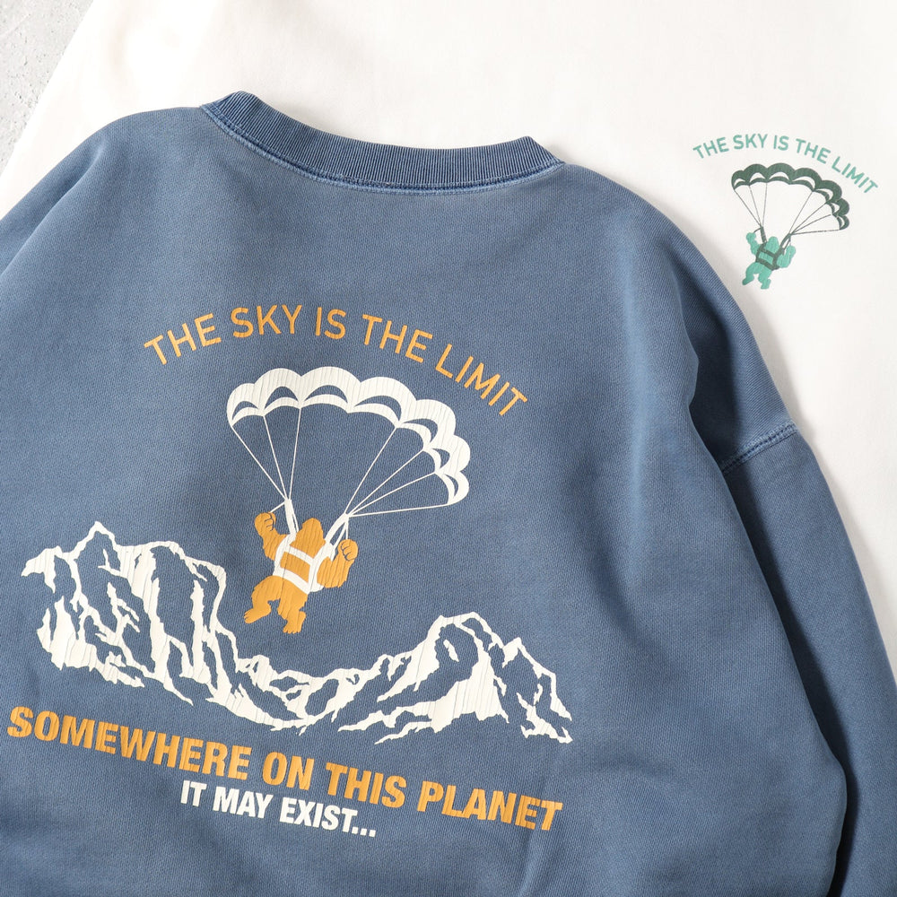 
                  
                    Load image into gallery viewer 【Pigment Dye】Super Heavy Weight Sweatshirt【THE SKY IS THE LIMIT】BR-25353
                  
                