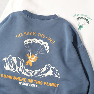 
                  
                    Load image into gallery viewer 【Pigment Dye】Super Heavy Weight Sweatshirt【THE SKY IS THE LIMIT】BR-25353
                  
                