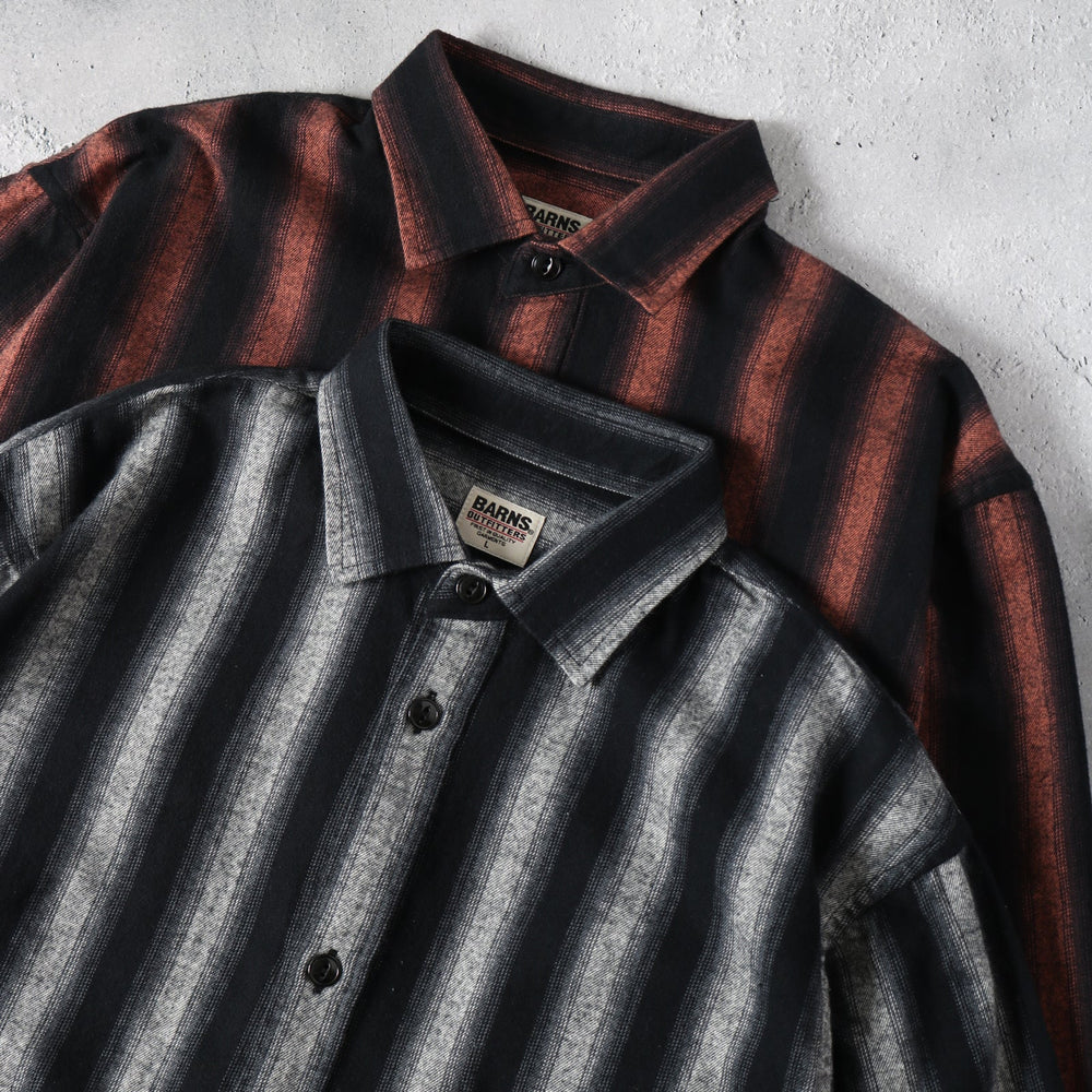 
                  
                    Load image into gallery viewer Shaggy Stripe L/S Shirt BR-25325
                  
                