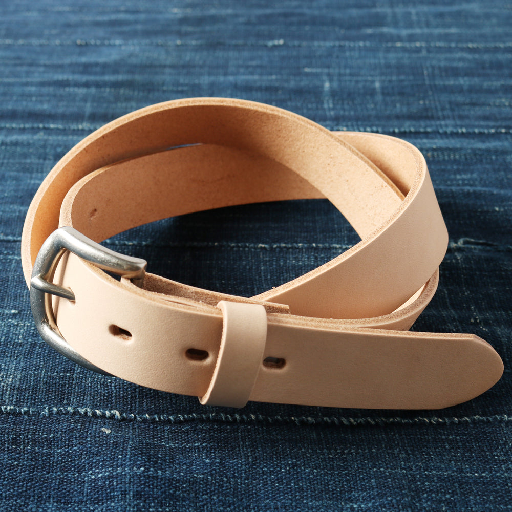 
                  
                    Load image into gallery viewer 【Himeji Leather】30mm Leather Belt【Natural Leather】LE-4346
                  
                