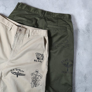 
                  
                    Load image into gallery viewer Authentic T/C Chino Print Pants BR-25442
                  
                