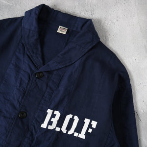 
                  
                    Load image into gallery viewer 40&amp;#39;s Mariner Shawl Collar Coverall【B.O.F】BR-25430
                  
                