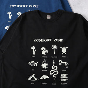 
                  
                    Load image into gallery viewer 10/- 90&amp;#39;s Heavy Weight L/S Print T-shirt【COMFORT ZONE】BR-25406
                  
                