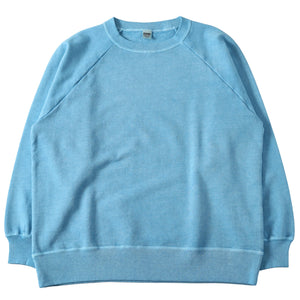 
                  
                    Load image into gallery viewer 【Pigment Dye】G.O.A.T. Slub Sweatshirt【Solid Color】BR-25412
                  
                