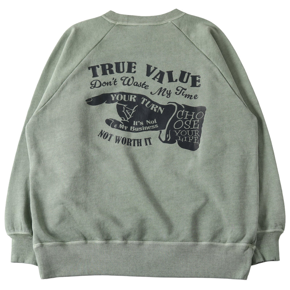 
                  
                    Load image into gallery viewer 【Pigment Dye】G.O.A.T. Slub Sweatshirt【TRUE VALUE】BR-25414
                  
                