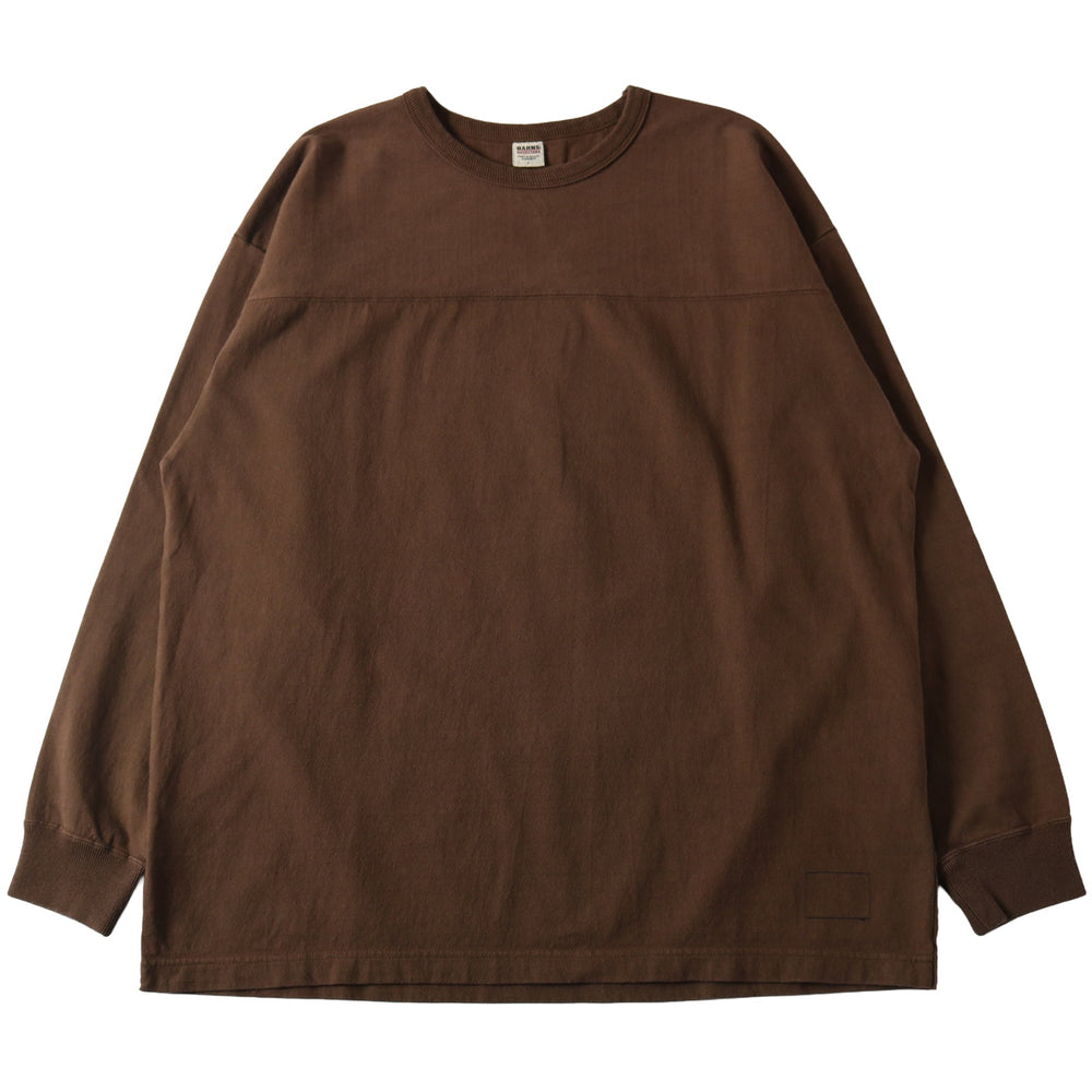 
                  
                    Load image into gallery viewer 10/- 90&amp;#39;s Heavy Weight Football L/S T-shirt BR-25445
                  
                