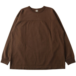 
                  
                    Load image into gallery viewer 10/- 90&amp;#39;s Heavy Weight Football L/S T-shirt BR-25445
                  
                