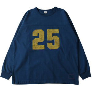 
                  
                    Load image into gallery viewer 10/- 90&amp;#39;s Heavy Weight Football L/S T-shirt 【Numbering】BR-25446
                  
                