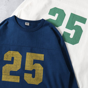 
                  
                    Load image into gallery viewer 10/- 90&amp;#39;s Heavy Weight Football L/S T-shirt 【Numbering】BR-25446
                  
                