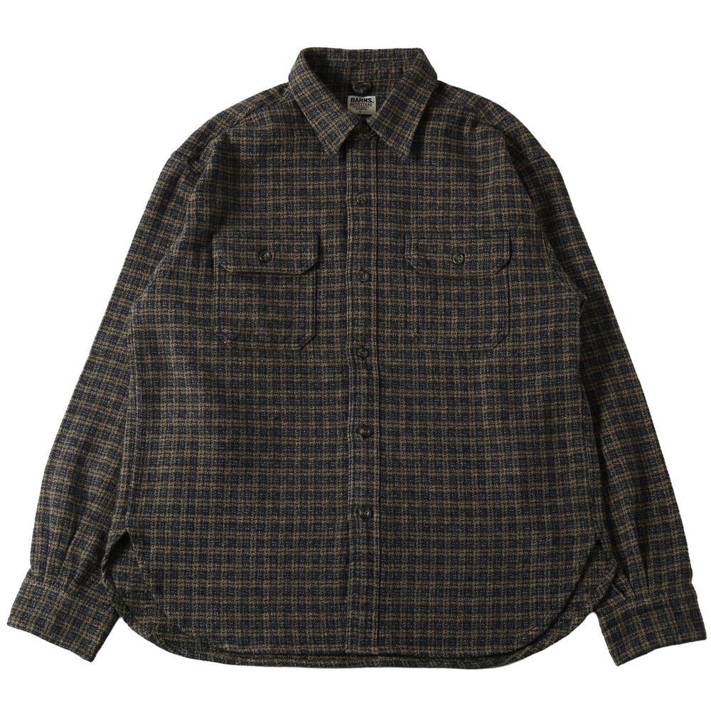 
                  
                    Load image into gallery viewer 40&amp;#39;s Worker Tweedy Cotton Flannel Shirt【Ver.1】BR-25372
                  
                
