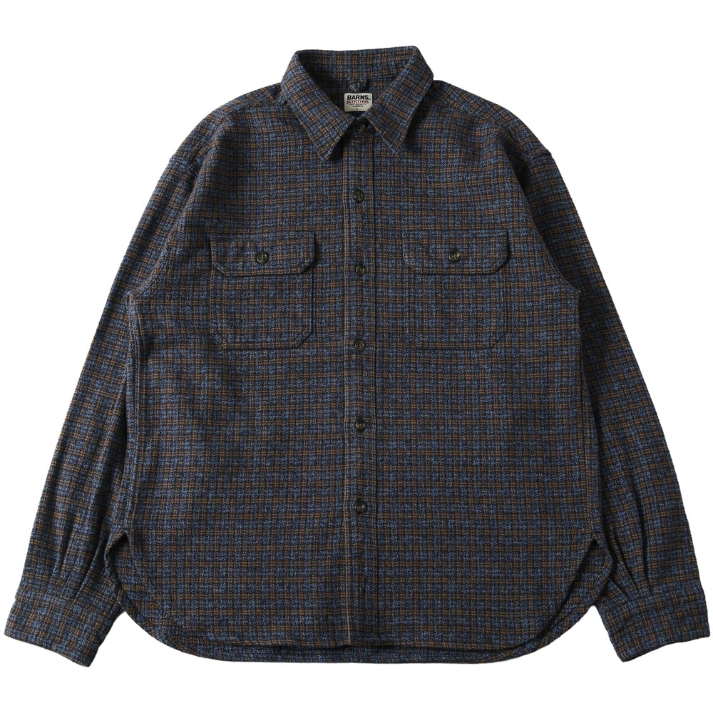 
                  
                    Load image into gallery viewer 40&amp;#39;s Worker Tweedy Cotton Flannel Shirt【Ver.1】BR-25372
                  
                