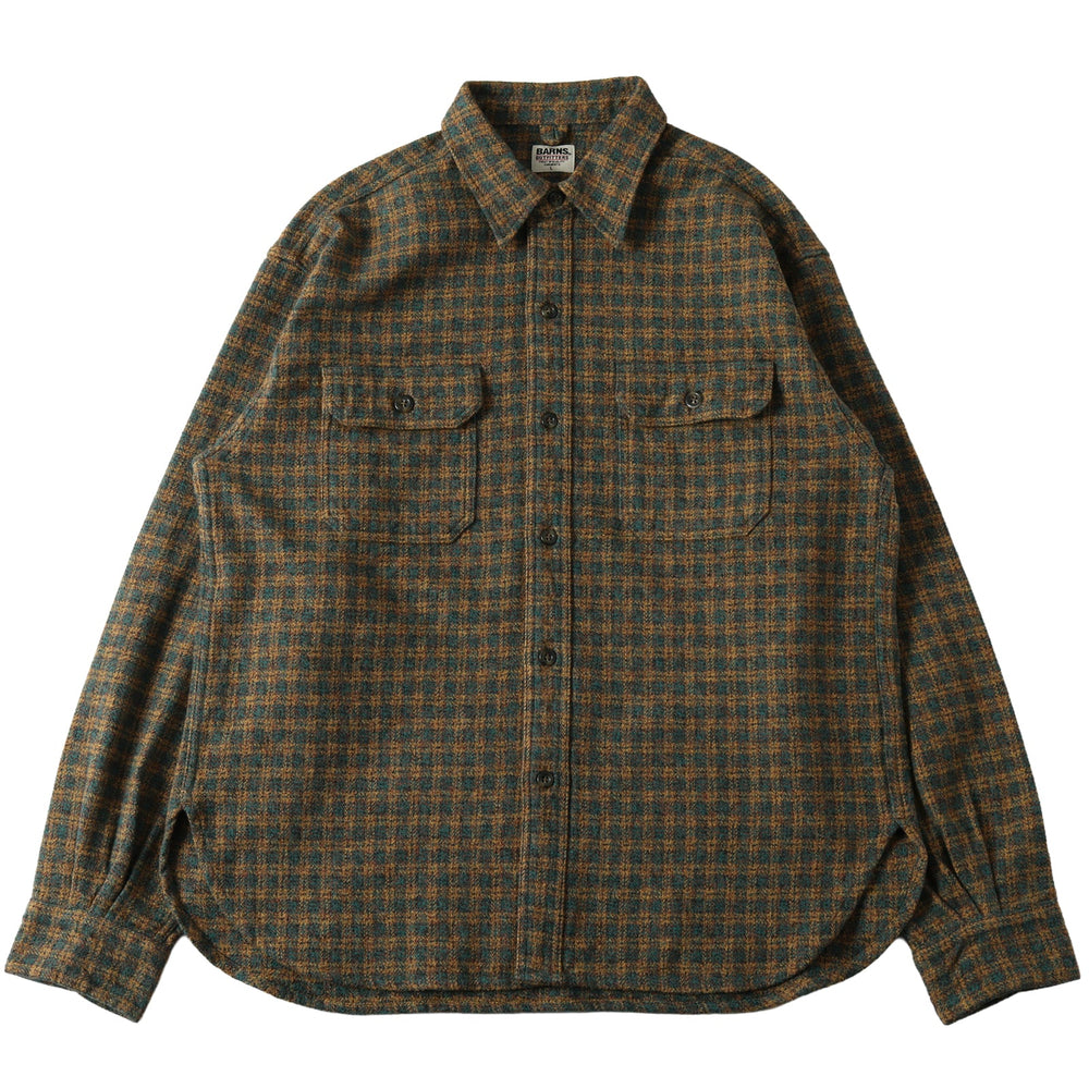 
                  
                    Load image into gallery viewer 40&amp;#39;s Worker Tweedy Cotton Flannel Shirt【Ver.1】BR-25372
                  
                