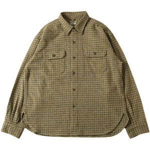
                  
                    Load image into gallery viewer 40&amp;#39;s Worker Tweedy Cotton Flannel Shirt【Ver.2】BR-25470
                  
                