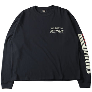 
                  
                    Load image into gallery viewer Boxy L/S Print T-shirt【MOTORCYCLELADY】BR-25403
                  
                