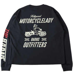 
                  
                    Load image into gallery viewer Boxy L/S Print T-shirt【MOTORCYCLELADY】BR-25403
                  
                