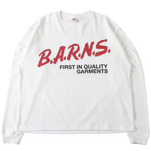 
                  
                    Load image into gallery viewer Boxy L/S Print T-shirt【B.A.R.N.S.】BR-25404
                  
                