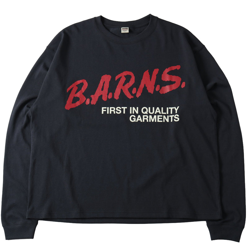 
                  
                    Load image into gallery viewer Boxy L/S Print T-shirt【B.A.R.N.S.】BR-25404
                  
                