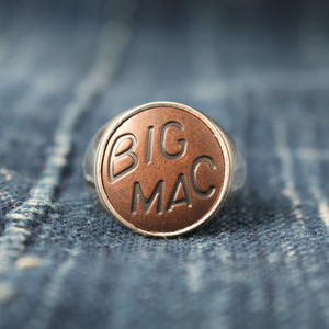 
                  
                    Load image into gallery viewer BARNS OUTFITTERS × BIGMAC Special Ring &amp;lt;Button Works&amp;gt; BW-0170
                  
                