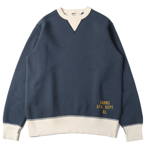 
                  
                    Load image into gallery viewer 30/7 COZUN Switching Rib Print Sweatshirt 【BARNS ATH. DEPT】BR-24418
                  
                