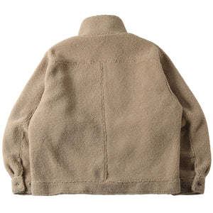
                  
                    Load image into gallery viewer Zip Up Boa Jacket BR-25450
                  
                
