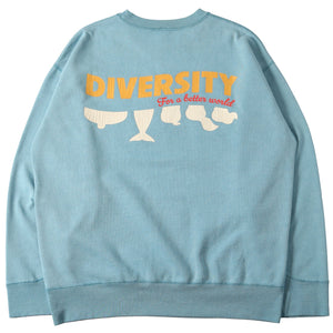 
                  
                    Load image into gallery viewer 【Pigment Dye】Athletic Crewneck Print Sweatshirt【DIVERSITY】BR-25463
                  
                
