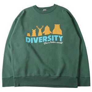 
                  
                    Load image into gallery viewer 【Pigment Dye】Athletic Crewneck Print Sweatshirt【DIVERSITY】BR-25463
                  
                
