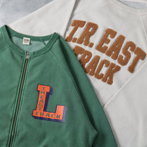
                  
                    Load image into gallery viewer 【Pigment Dye】Athletic Zip Up Print Cardigan【T.R.EAST TRACK】BR-25468
                  
                