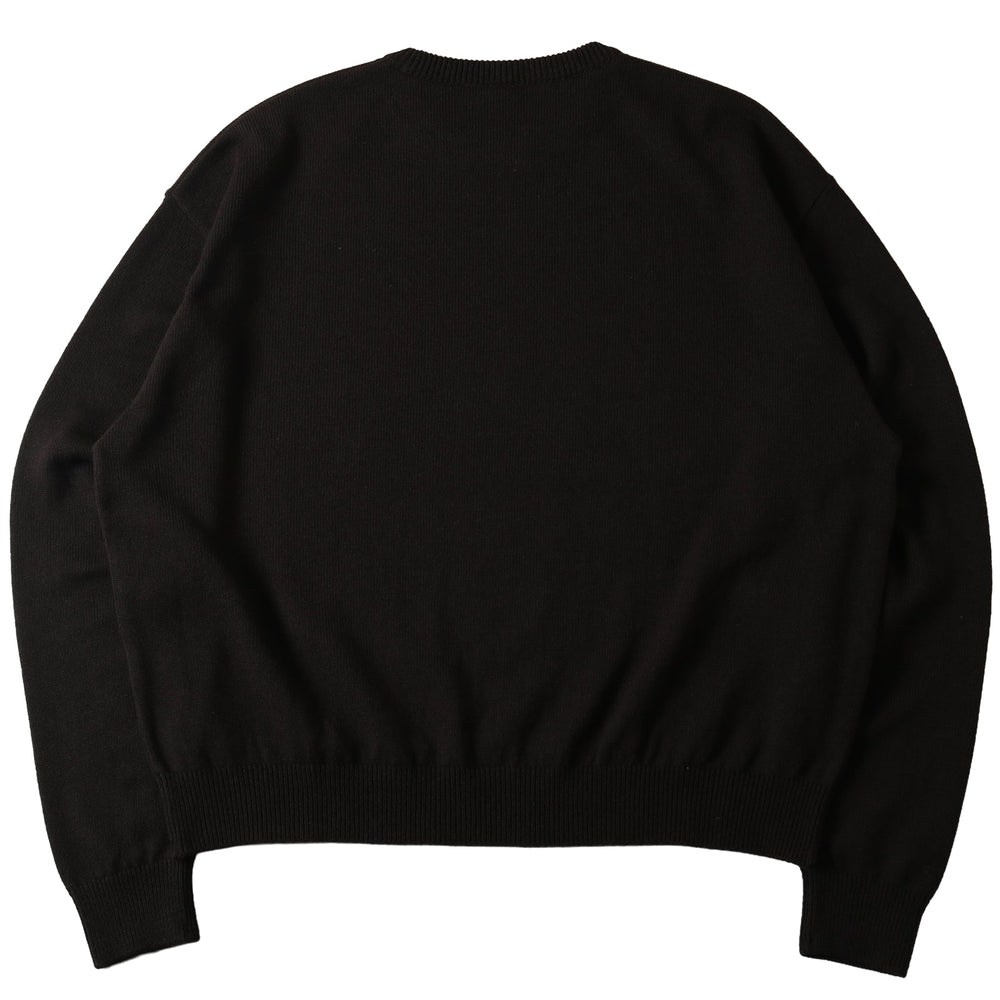 
                  
                    Load image into gallery viewer Boxy L/S Crewneck Knit【College Logo】BR-25452
                  
                