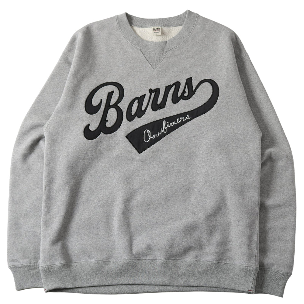 
                  
                    Load image into gallery viewer Worker Crewneck Sweatshirt【BARNS Logo】BR-25362
                  
                