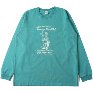 
                  
                    Load image into gallery viewer 【Pigment Dye】16/- HOT-SHOT L/S T-shirt【Fisherman&amp;#39;s Uncle】 BR-25124
                  
                