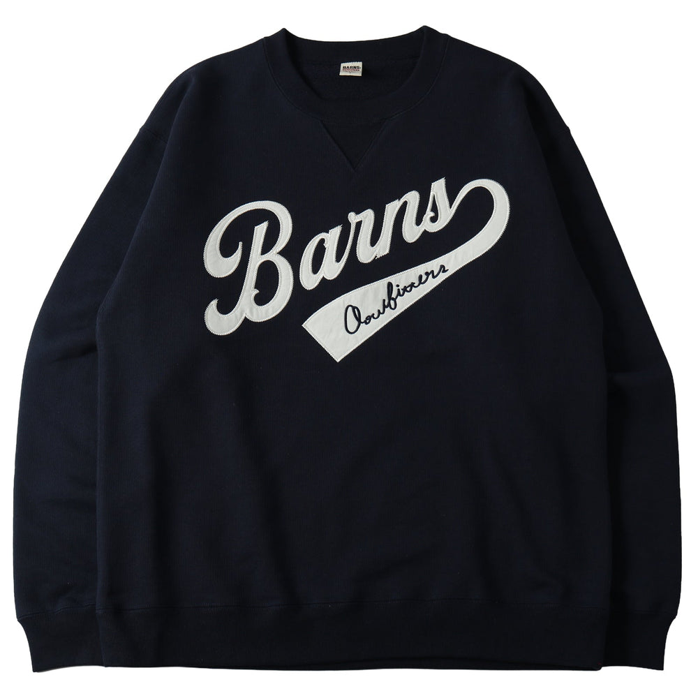 
                  
                    Load image into gallery viewer Worker Crewneck Sweatshirt【BARNS Logo】BR-25362
                  
                