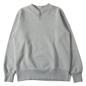 
                  
                    Load image into gallery viewer 30/7 COZUN High Neck Concho Sweatshirt【Button Works】BR-3022BW
                  
                