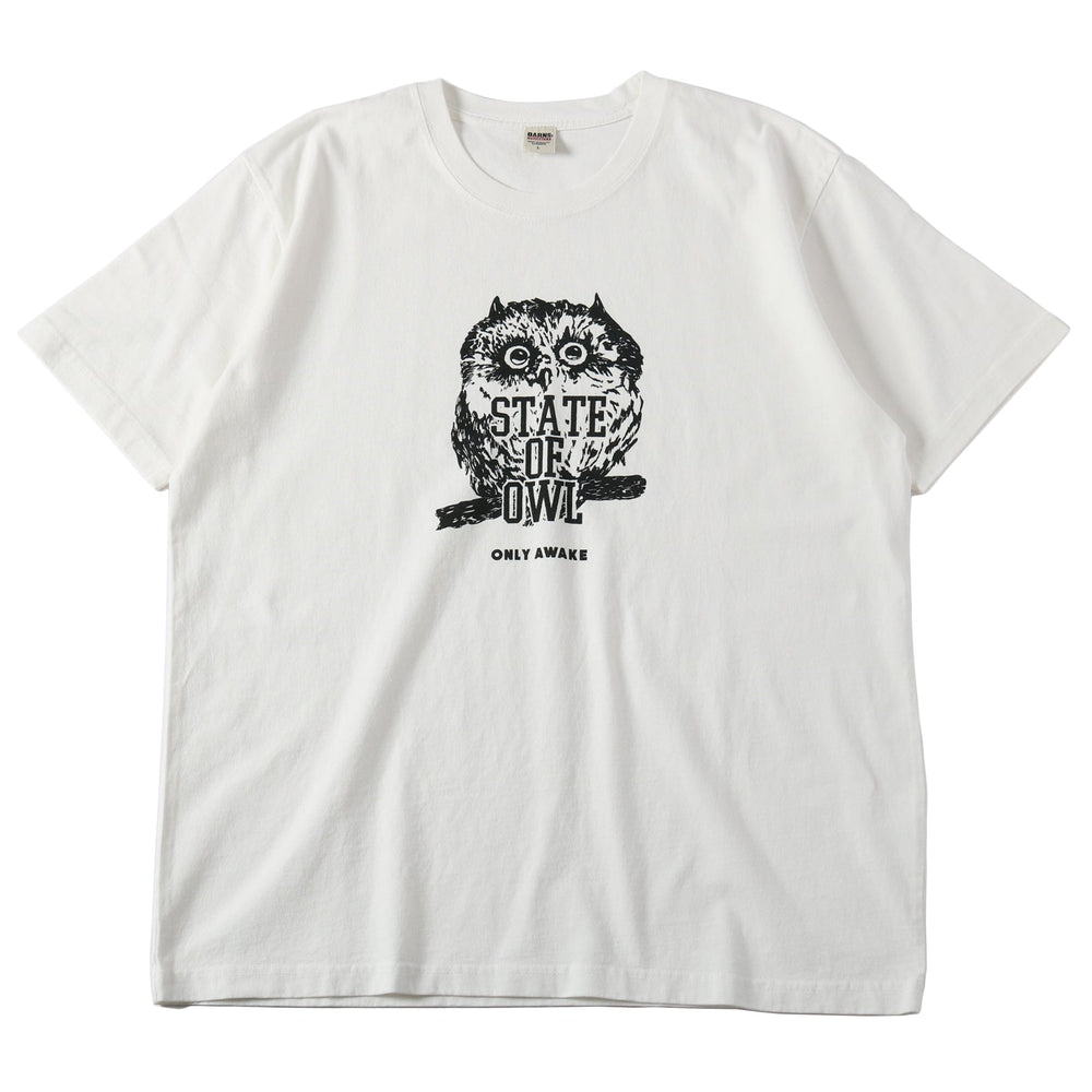 
                  
                    Load image into gallery viewer 【Pigment Dye】Summer S/S Print T-shirt【OWL】BR-24305
                  
                