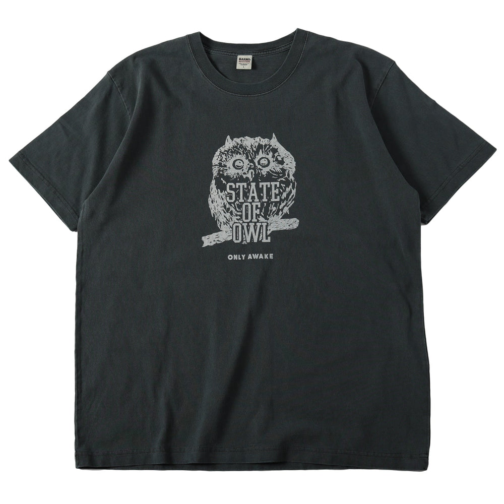 
                  
                    Load image into gallery viewer 【Pigment Dye】Summer S/S Print T-shirt【OWL】BR-24305
                  
                