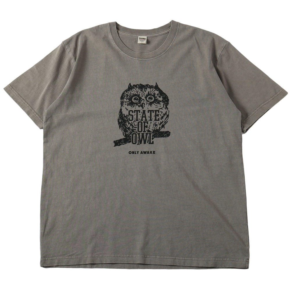 
                  
                    Load image into gallery viewer 【Pigment Dye】Summer S/S Print T-shirt【OWL】BR-24305
                  
                