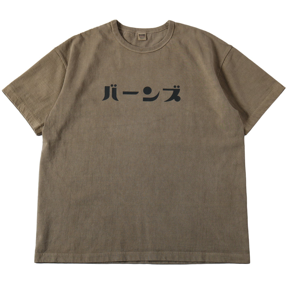 
                  
                    Load image into gallery viewer 【Pigment Dye】Heavy Weight S/S Print T-shirt【KATAKANA】BR-24377
                  
                