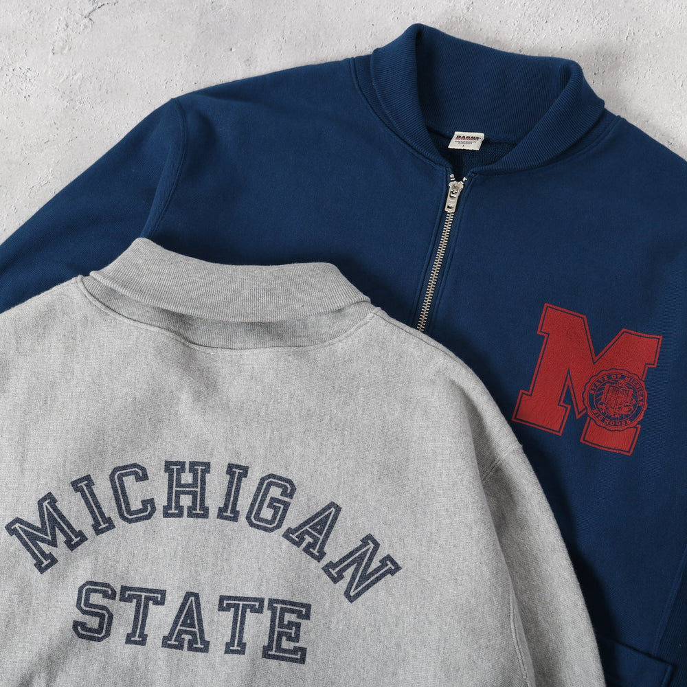 
                  
                    Load image into gallery viewer 20/10 80&amp;#39;s Sweat Stadium Jacket【MICHIGAN STATE】BR-25459
                  
                