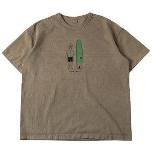 
                  
                    Load image into gallery viewer 【Pigment Dye】Heavy Weight S/S Print T-shirt【Long Trip】BR-24304
                  
                