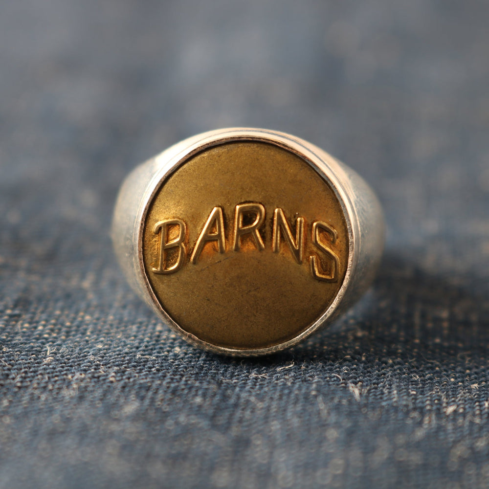 
                  
                    Load image into gallery viewer 【Limited Arrival!】 BW Dead Stock &amp;quot;BARNS Ring&amp;quot; 〈Button Works〉 BW-0168
                  
                