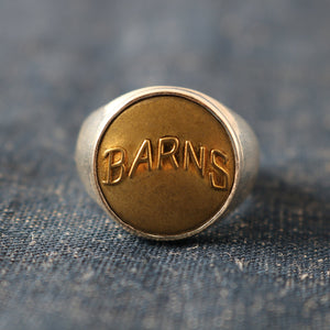 
                  
                    Load image into gallery viewer 【Limited Arrival!】 BW Dead Stock &amp;quot;BARNS Ring&amp;quot; 〈Button Works〉 BW-0168
                  
                