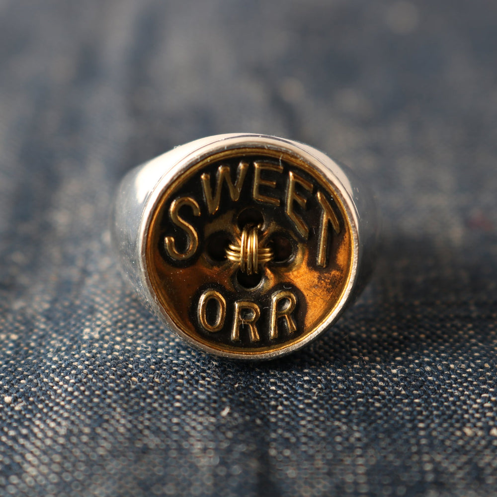 
                  
                    Load image into gallery viewer 【Limited Arrival!】 BW Vintage Sweet Orr Ring 〈Button Works〉 BW-0169
                  
                