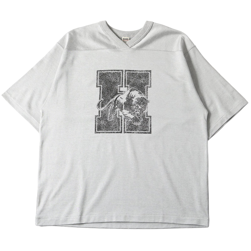 
                  
                    Load image into gallery viewer Cotton Rayon Football S/S Print T-shirt 【Tiger】BR-25143
                  
                