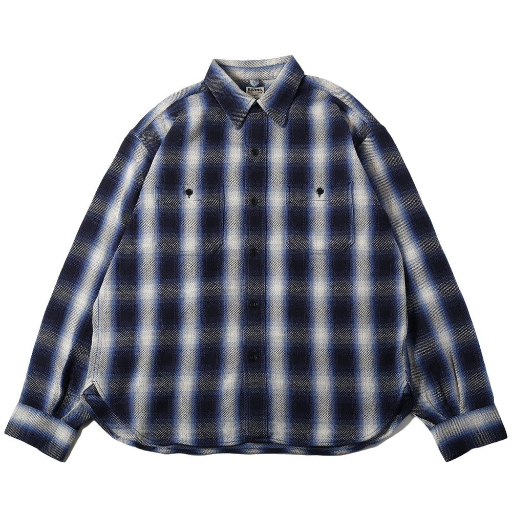 
                  
                    Load image into gallery viewer Heavy Ombre Flannel Shirt BR-24328
                  
                