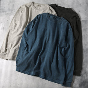 
                  
                    Load image into gallery viewer 【Pigment Dye】Tube L/S T-shirt【Solid Color】BR-24320
                  
                