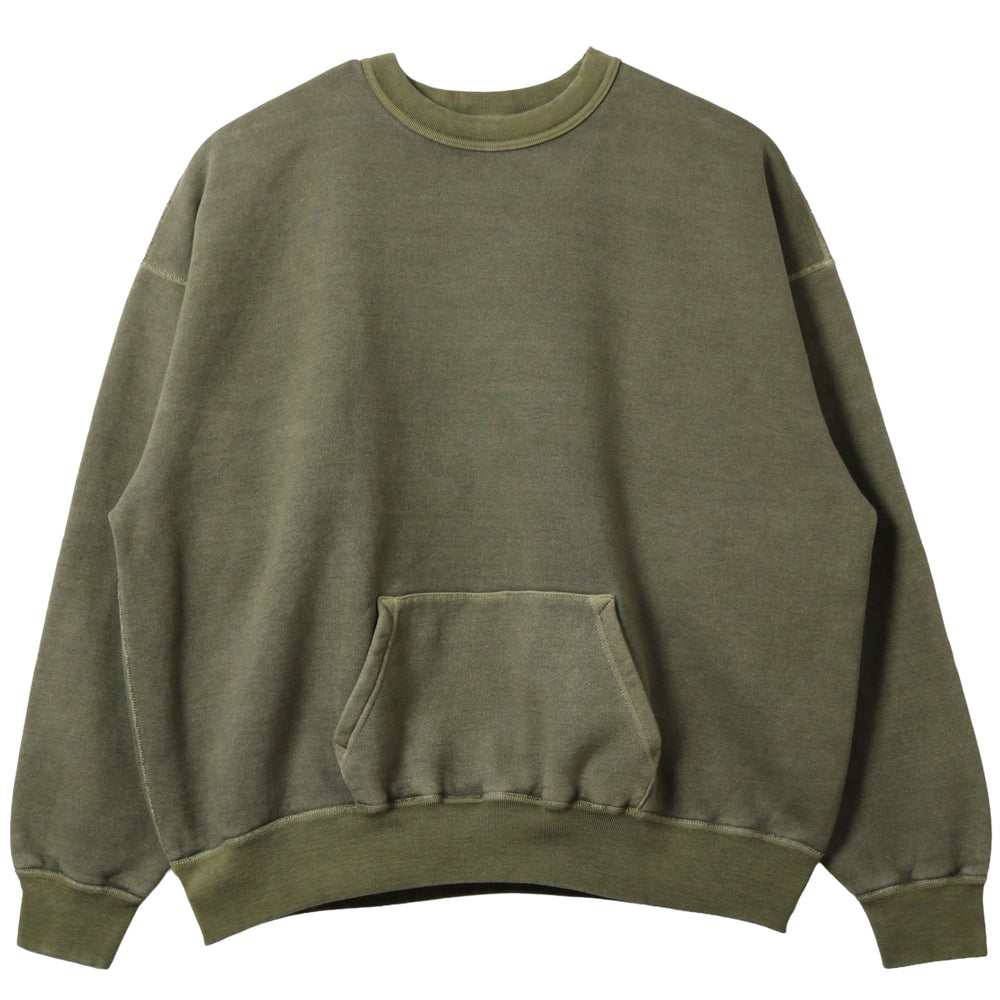 
                  
                    Load image into gallery viewer 【Restock】&amp;quot;STANDARD&amp;quot; COZUN Plane Crewneck Sweatshirt【Pigment Dye】BR-3041PG
                  
                